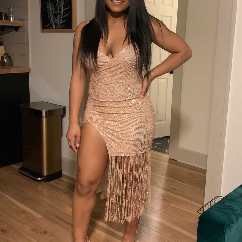 HOLIDAY SEQUIN DRESS from Posh By V on IG